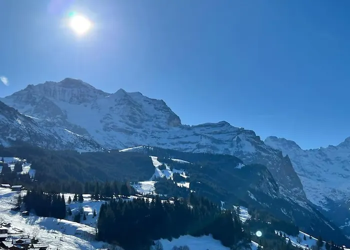 In - Amazing Views, Centrally Located By Train Station Венген